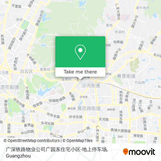 广深铁路物业公司广园东住宅小区-地上停车场 map