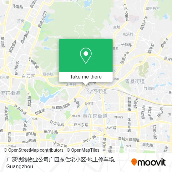 广深铁路物业公司广园东住宅小区-地上停车场 map