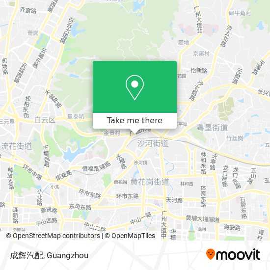 成辉汽配 map