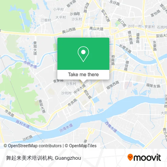 舞起来美术培训机构 map