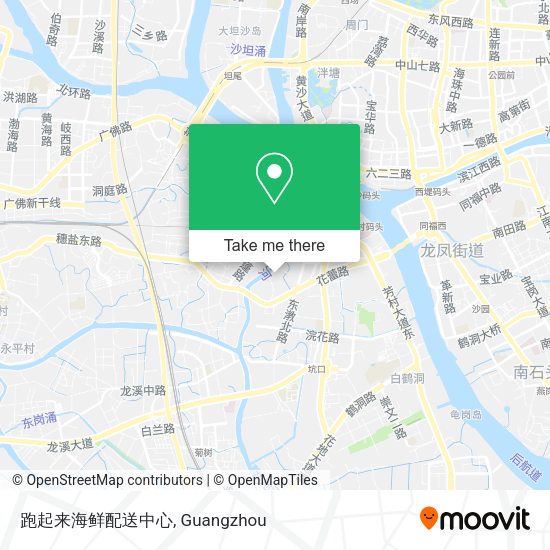 跑起来海鲜配送中心 map