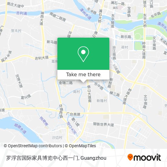 罗浮宫国际家具博览中心西一门 map