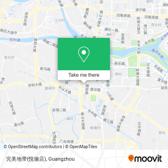 完美地带(悦俪店) map