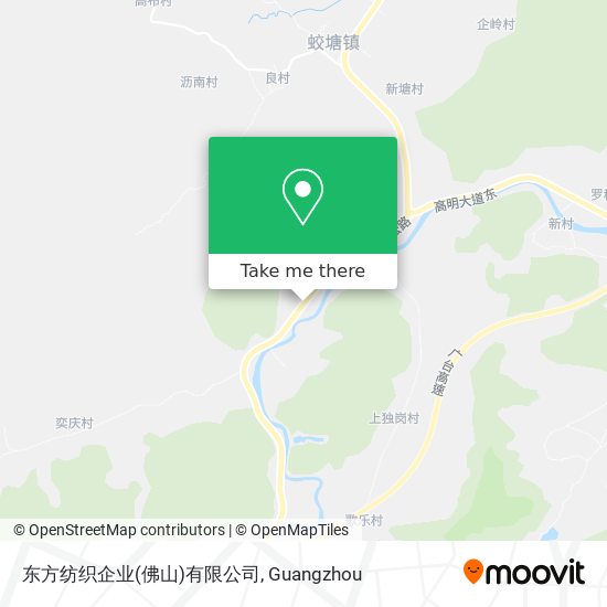 东方纺织企业(佛山)有限公司 map
