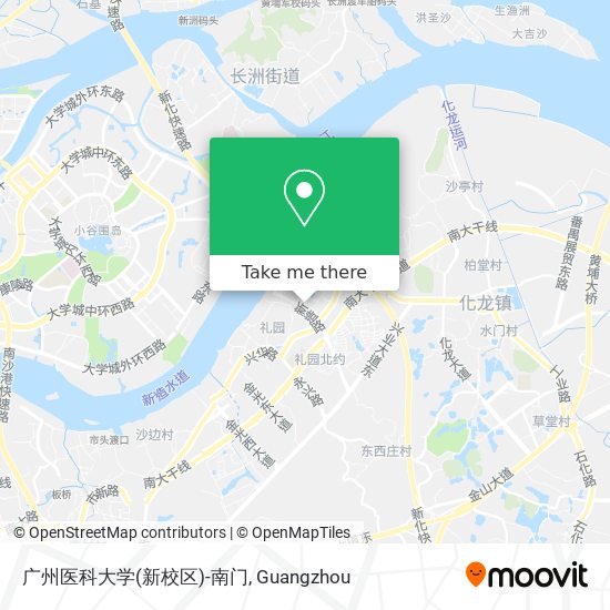 广州医科大学(新校区)-南门 map