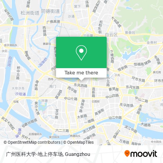 广州医科大学-地上停车场 map