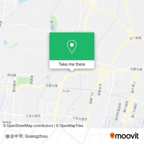 修业中学 map