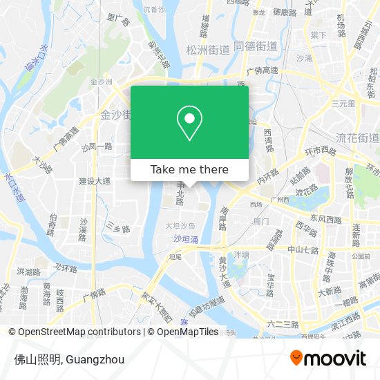 佛山照明 map