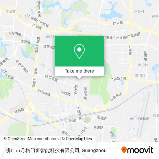 佛山市丹格门窗智能科技有限公司 map