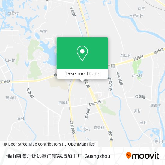 佛山南海丹灶远翰门窗幕墙加工厂 map
