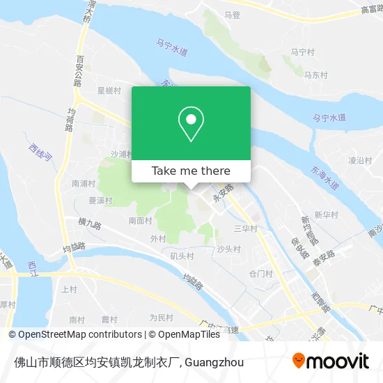 佛山市顺德区均安镇凯龙制衣厂 map