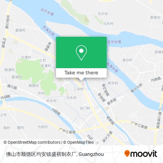 佛山市顺德区均安镇盛祺制衣厂 map