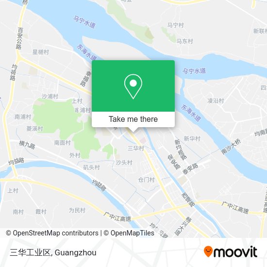 三华工业区 map