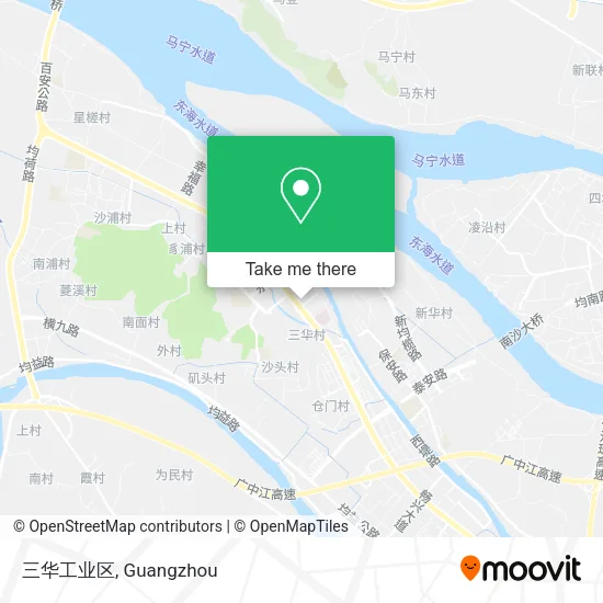 三华工业区 map