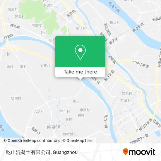 乾山混凝土有限公司 map