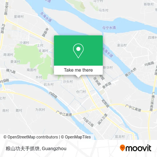 粮山功夫手抓饼 map