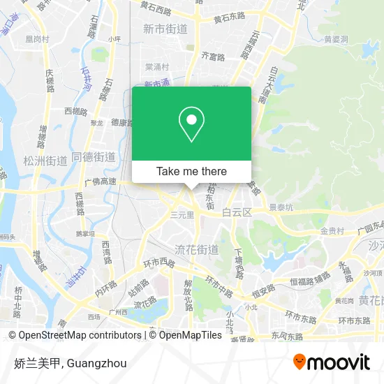 娇兰美甲 map