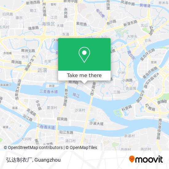 弘达制衣厂 map