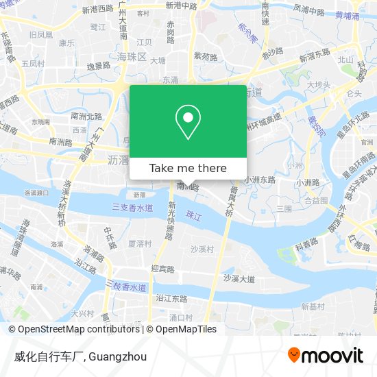 威化自行车厂 map