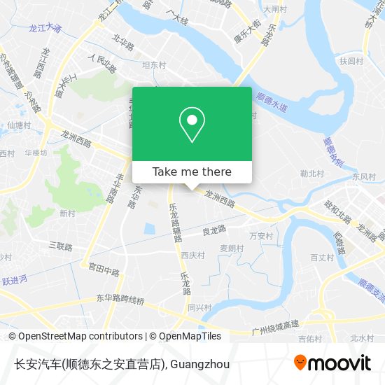 长安汽车(顺德东之安直营店) map
