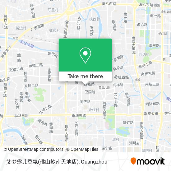 艾梦露儿香氛(佛山岭南天地店) map