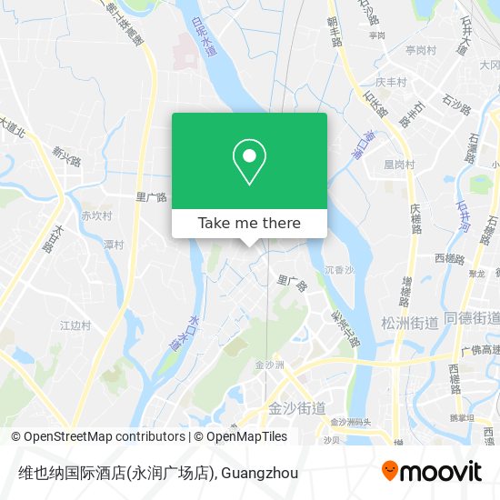 维也纳国际酒店(永润广场店) map