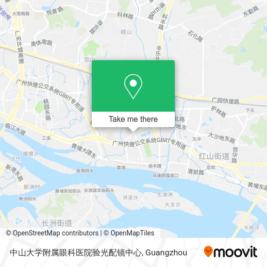 中山大学附属眼科医院验光配镜中心 map