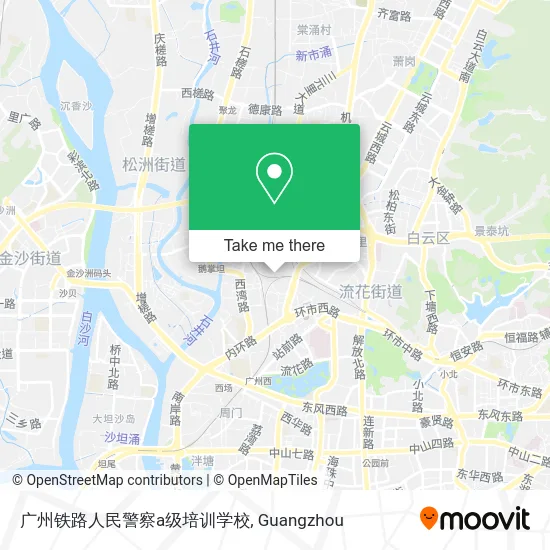 广州铁路人民警察a级培训学校 map