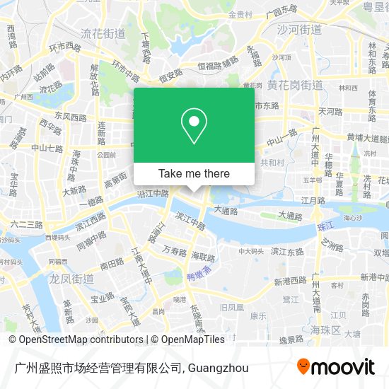 广州盛照市场经营管理有限公司 map