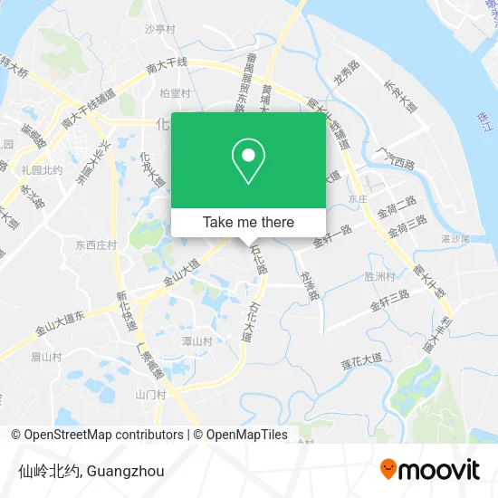 仙岭北约 map