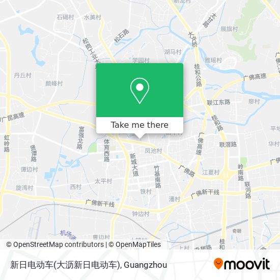新日电动车(大沥新日电动车) map