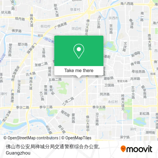 佛山市公安局禅城分局交通警察综合办公室 map