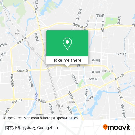 圆玄小学-停车场 map