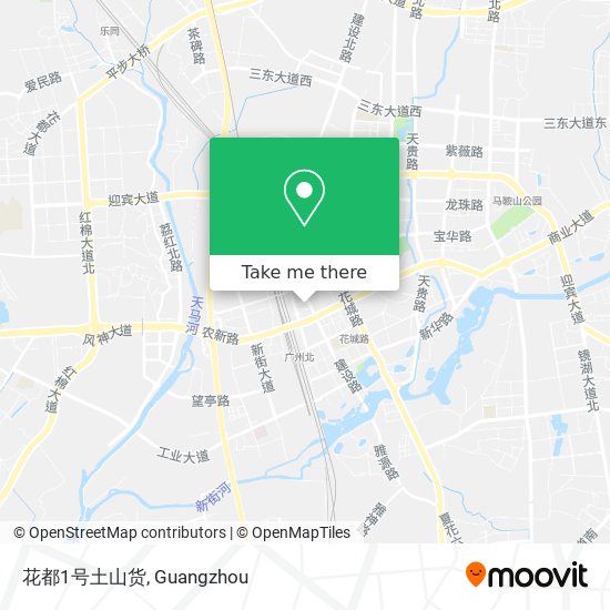花都1号土山货 map