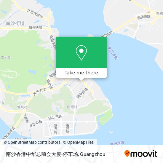 南沙香港中华总商会大厦-停车场 map
