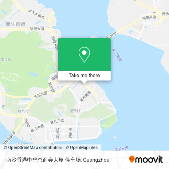 南沙香港中华总商会大厦-停车场 map