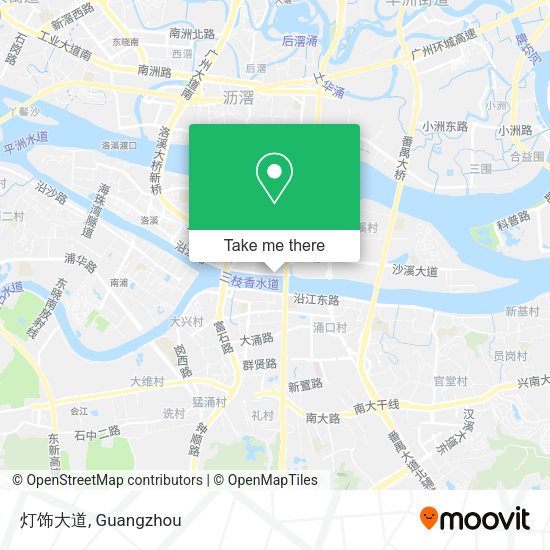 灯饰大道 map