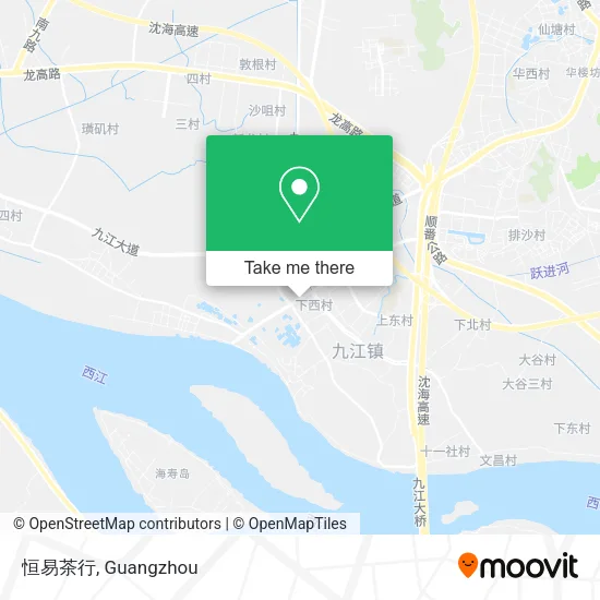 恒易茶行 map
