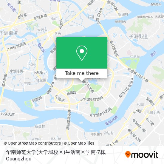 华南师范大学(大学城校区)生活南区学南-7栋 map