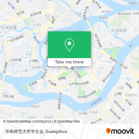 华南师范大学学生会 map