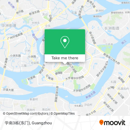 学南3栋(东门) map