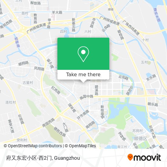 府又东宏小区-西2门 map