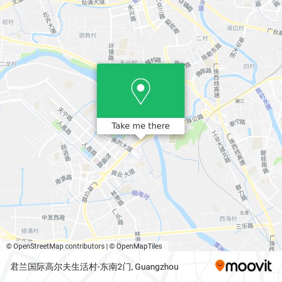 君兰国际高尔夫生活村-东南2门 map