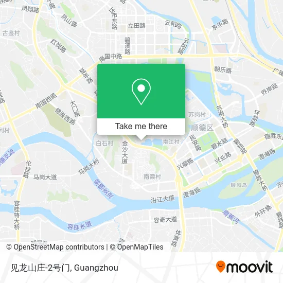 见龙山庄-2号门 map