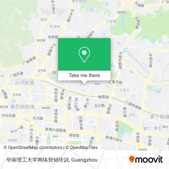 华南理工大学网络营销培训 map