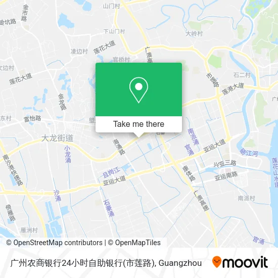 广州农商银行24小时自助银行(市莲路) map