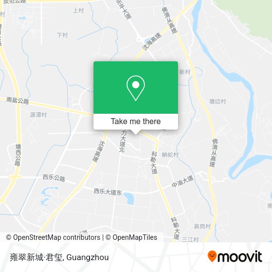 雍翠新城·君玺 map