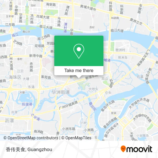 香传美食 map