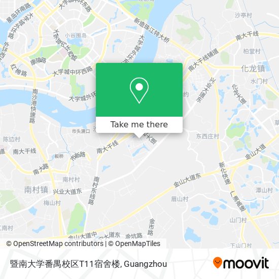 暨南大学番禺校区T11宿舍楼 map