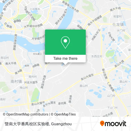暨南大学番禺校区实验楼 map